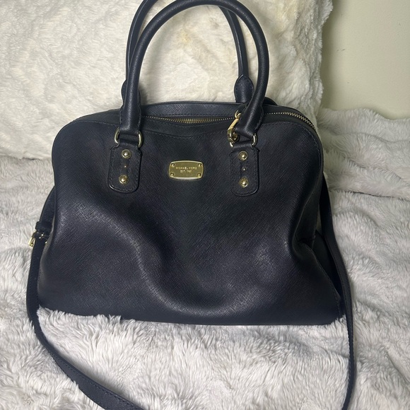 Michael Kors Handbags - Elegant Black Leather Handbag and Wallet!